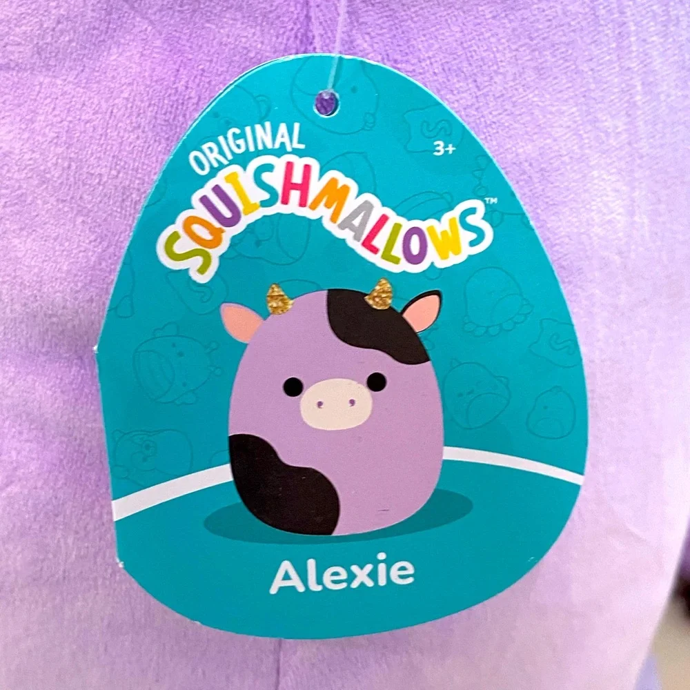 Alexie the Cow Squishmallows NWT 12” with sparkly horns - Picture 3 of 5
